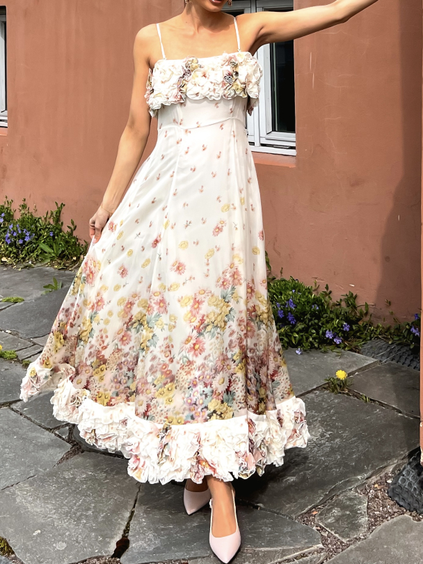 Organza Strap Dress - Daisy Dreams - Image 1