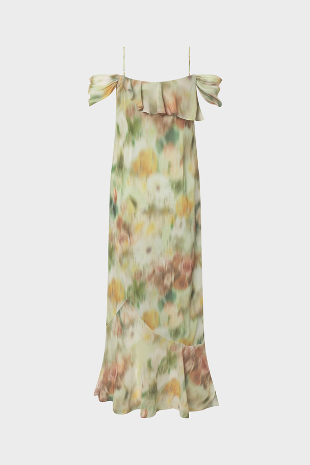 Primula Dress - Spring Green Print  - Image 2