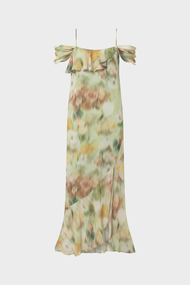 Primula Dress - Spring Green Print  - Image 3