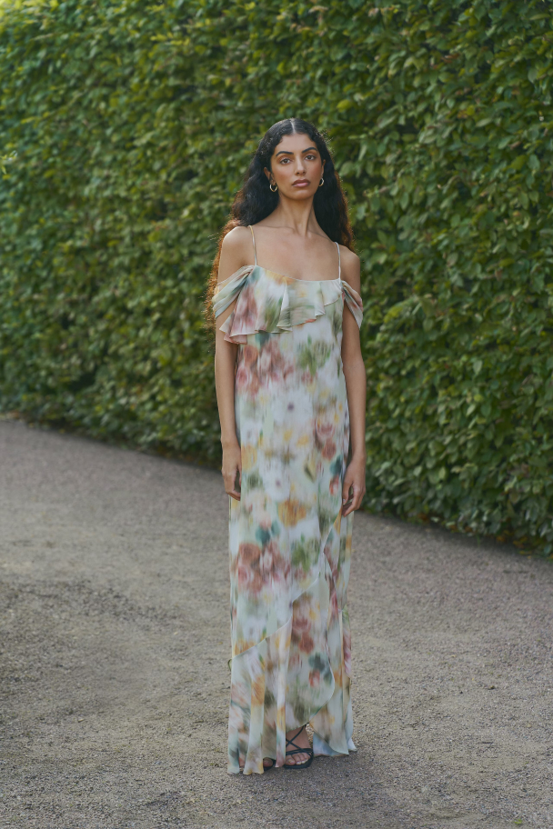 Primula Dress - Spring Green Print  - Image 5