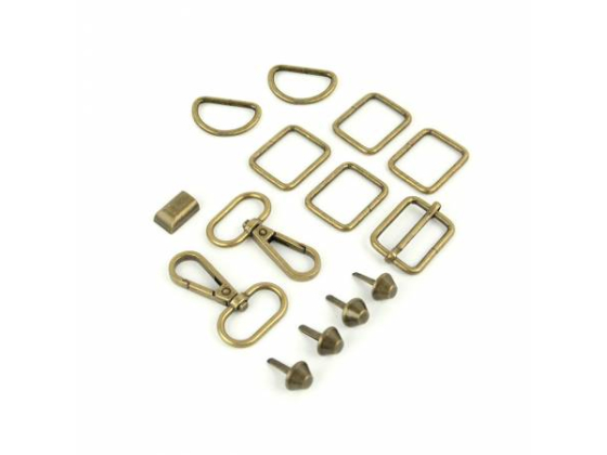 LST109SA Daphne Handbag Hardware Kit Antique # LST109SA