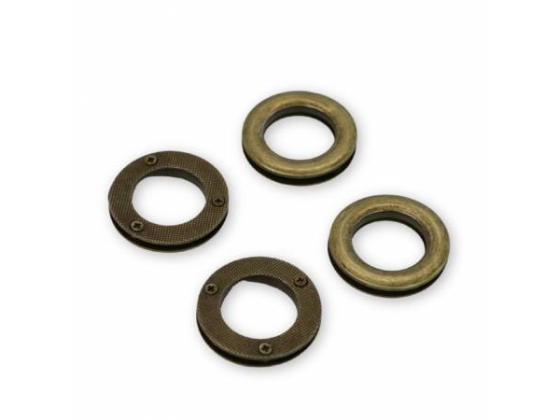 STS228AFour Screw Together Grommets 1" Antique # STS228A