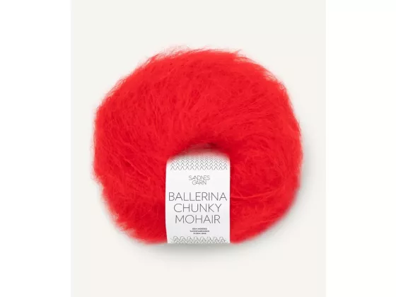 Ballerina Chunky Mohair - Scarlet Red