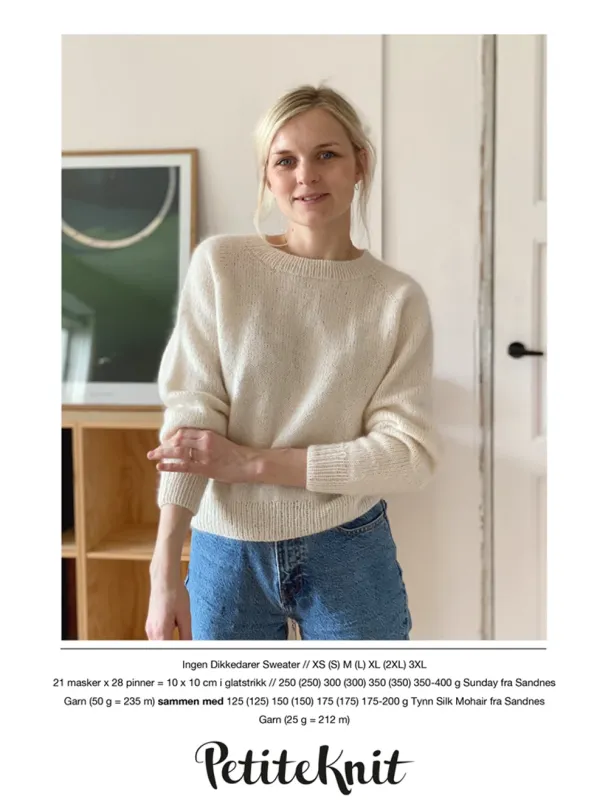  Ingen  Dikkedarer Sweater Voksen