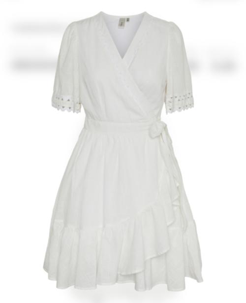 Navina 2/4 Wrap Dress - Star White 