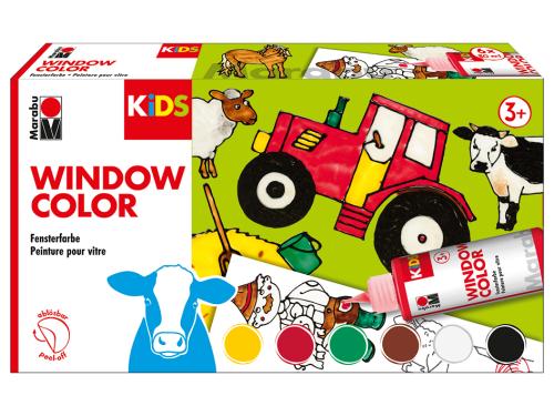 Marabu KIDS Window Color – 6x80ml – Farm