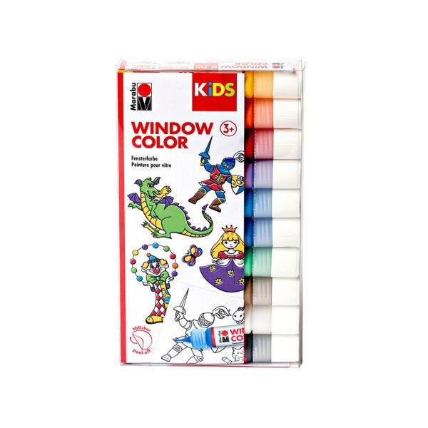 Marabu KIDS Window Color – 10x25ml