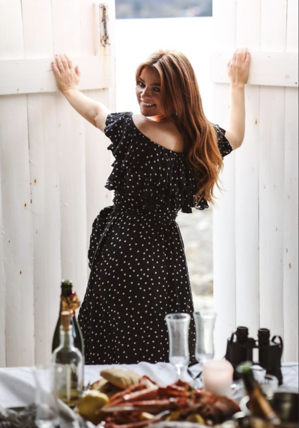 Napoli Frill Dress – Black Dot - Image 6