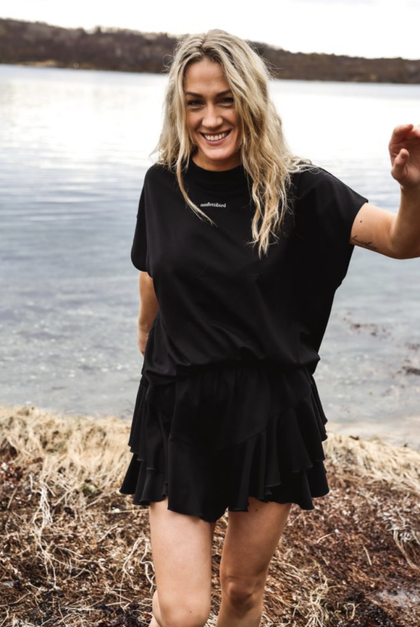 Confettibird T-Shirt – Black - Image 2