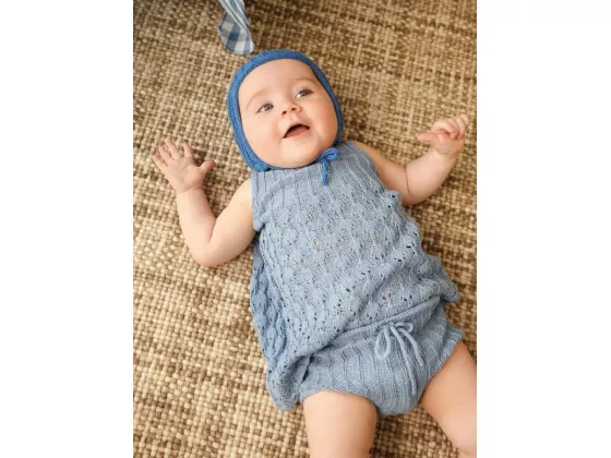 Lilja Singlet, Linus Diaper pants & Bonnet