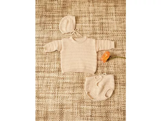 Filip sweater, diaper pants & bonnet