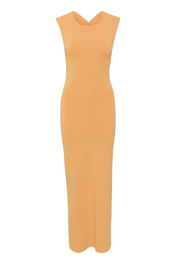 Mariel Long Dress - Apricot Tan - Image 2