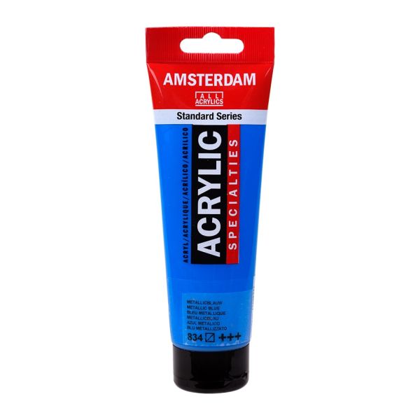 Amsterdam Standard Akryl 120ml – 834 Metallic Blue