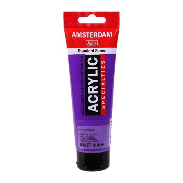Amsterdam Standard Akryl 120ml – 835 Metallic Violet