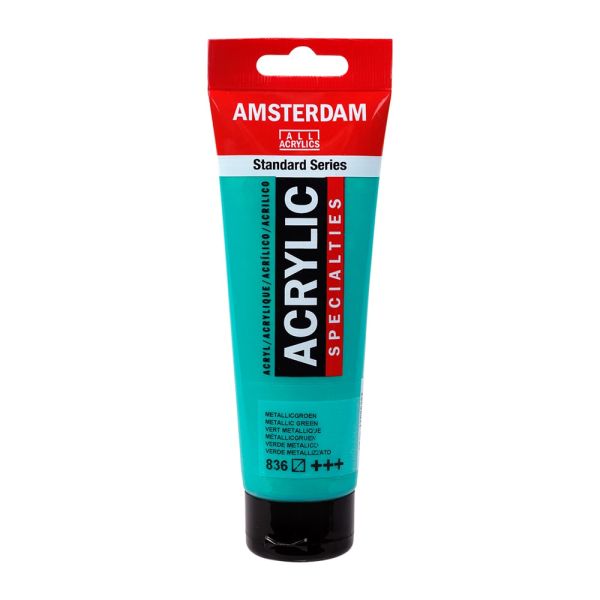 Amsterdam Standard Akryl 120ml – 836 Metallic Green