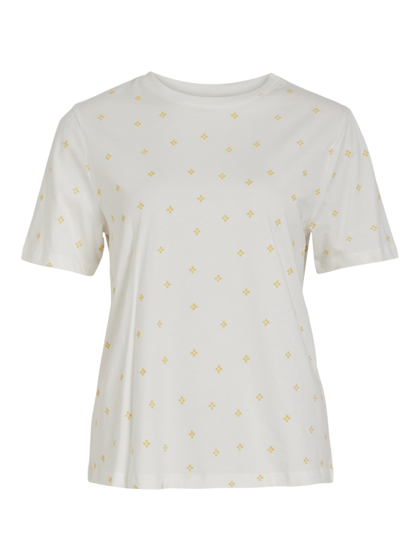 VILA Sybil Embrodery Tee - Image 1