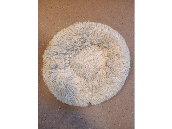 Donut Hundeseng  60cm.  Lys grå