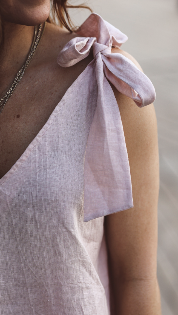 Little Bowie Top - Powdery Pink - Image 5