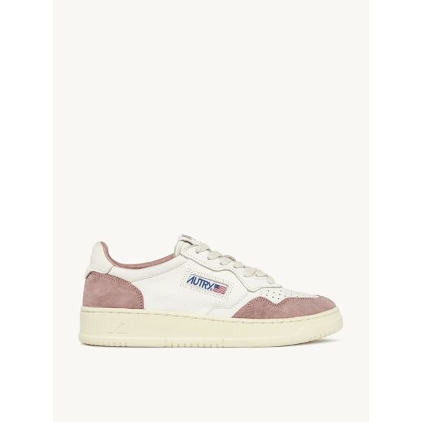 Medalist Low - White/Pink Suede