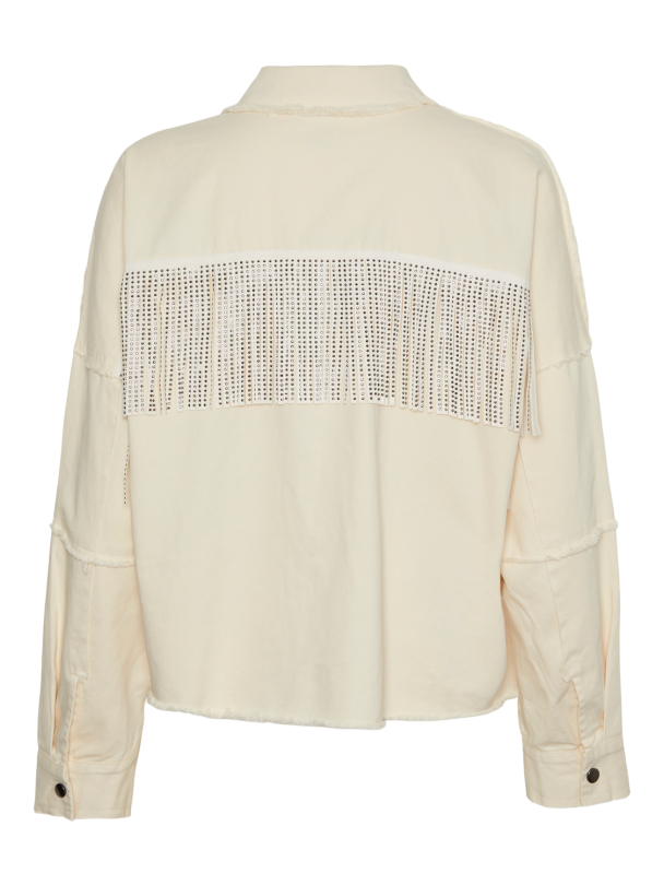 Y.A.S Jessie Fringe Shacket - Image 1