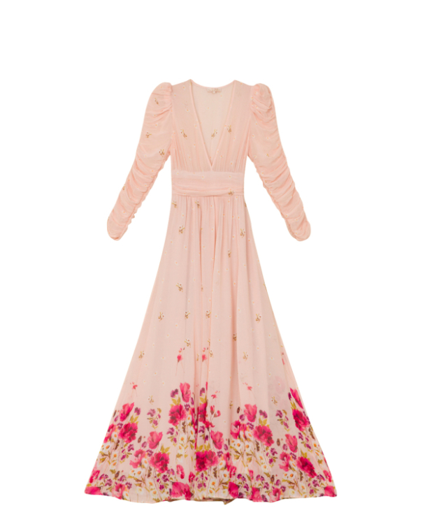 Georgette Maxi Dress - Wild Flowers - Image 2