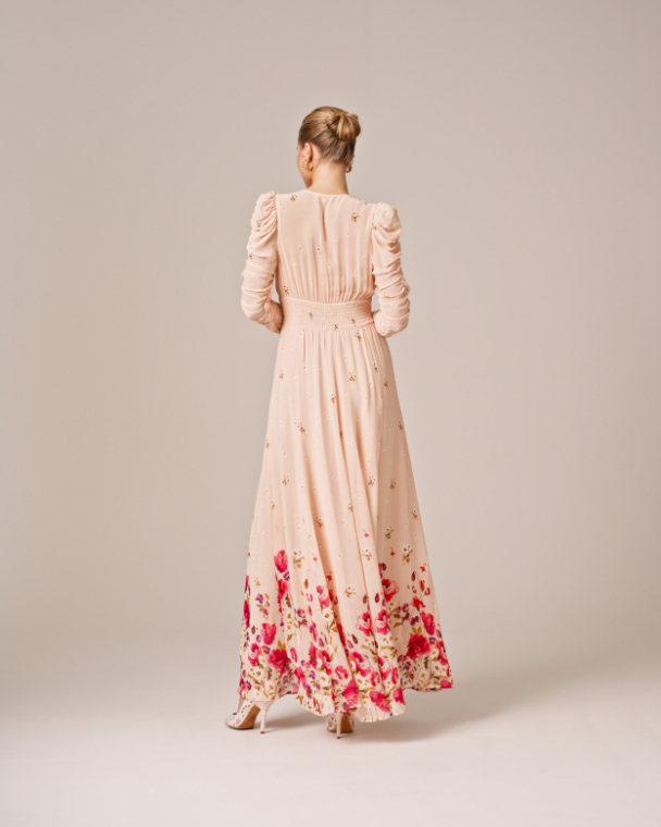 Georgette Maxi Dress - Wild Flowers - Image 4