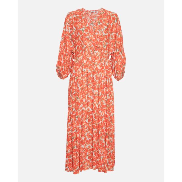 Pietra 3/4 Dress AOP - Tigerlily Flower