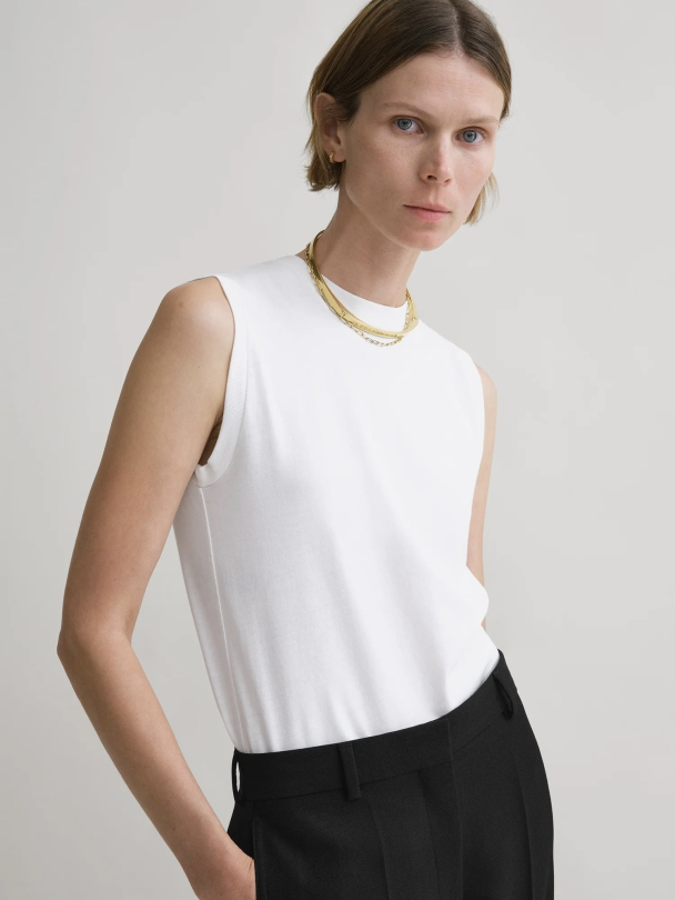 Relaxed Sleeveless Tee - Image 3