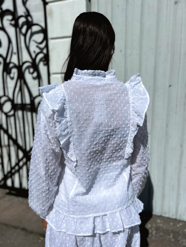 Maya Blouse - Pure White - Image 3
