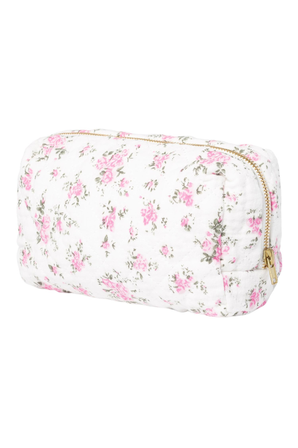 Tracy Make-up Bag - Pink Boquet - Image 2