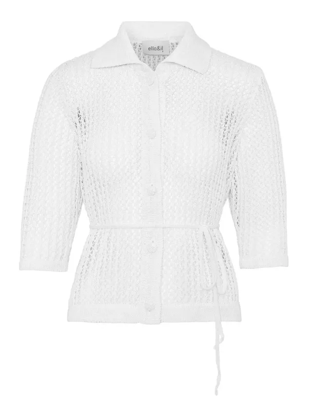 ELLA&IL Lima Crochet Shirt - Image 1