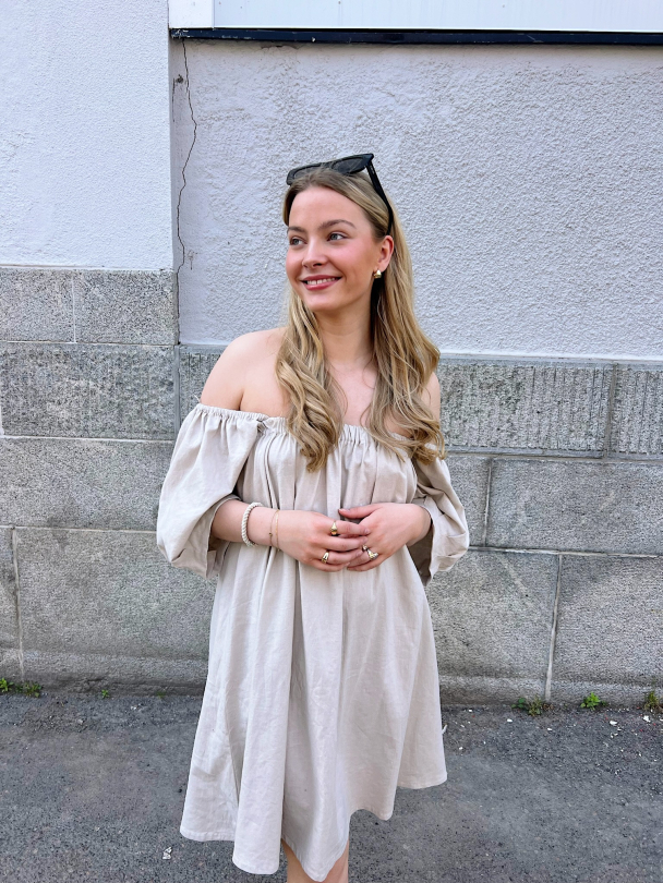 Liza linen Short Dress - Image 1
