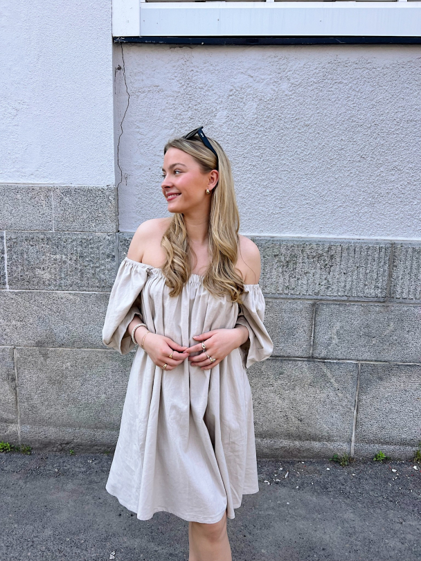 Liza linen Short Dress - Image 7