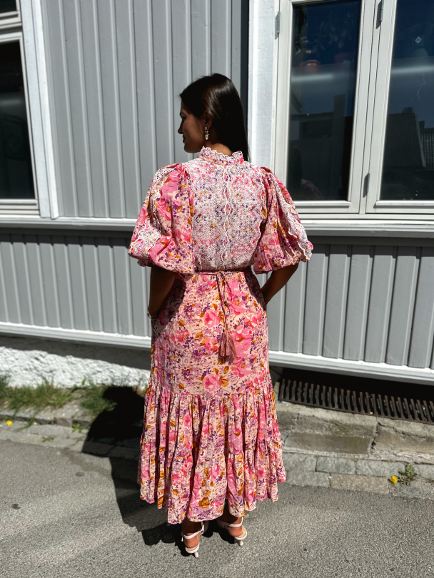 Cotton Slub Midi Dress - Hydrangea - Image 3