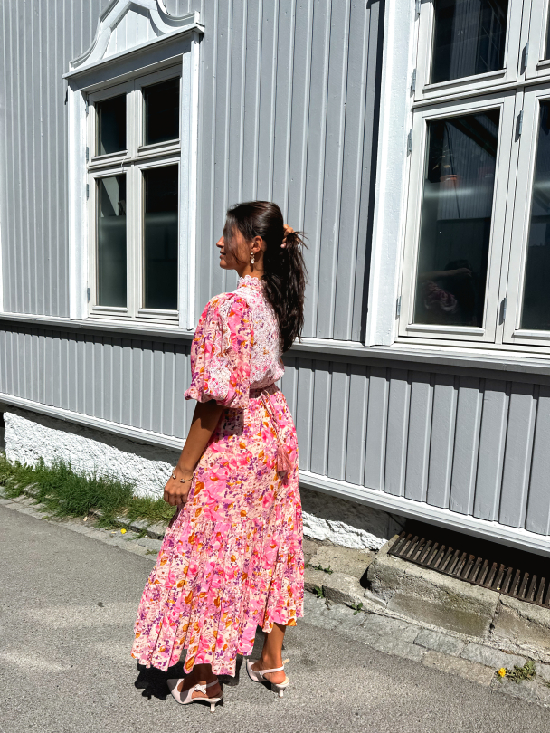Cotton Slub Midi Dress - Hydrangea - Image 6