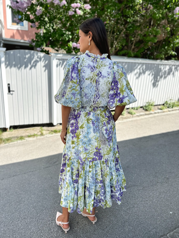 Cotton Slub Midi Dress - Blossom - Image 2