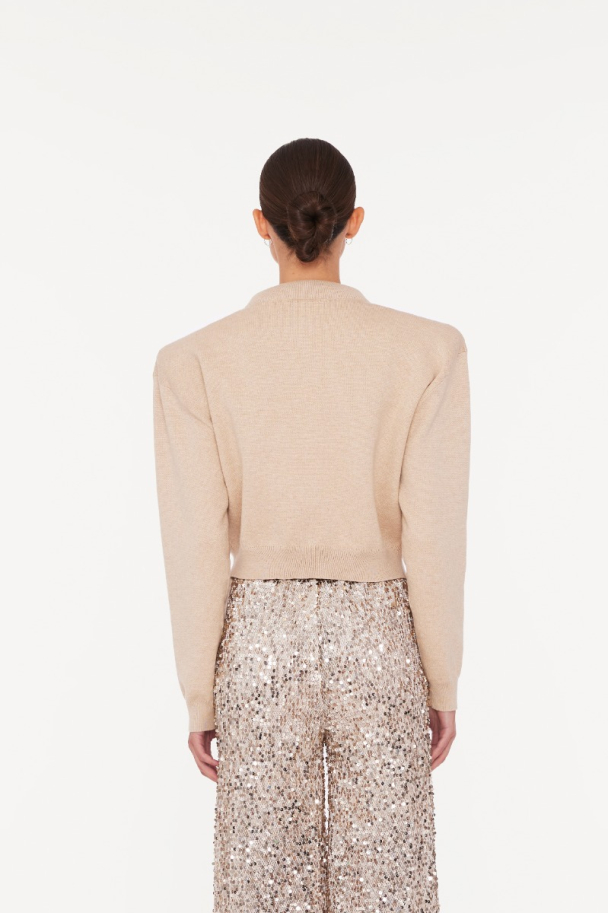 Firm Knit Cardigan - Starfish - Image 4
