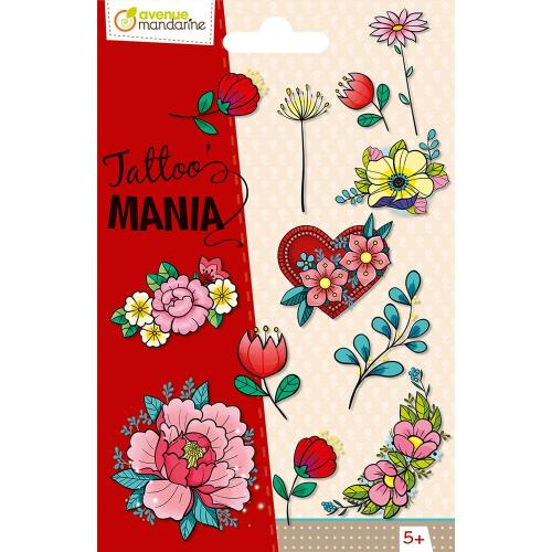 Tattoo Mania Tatovering Flowers Avenue Mandarine