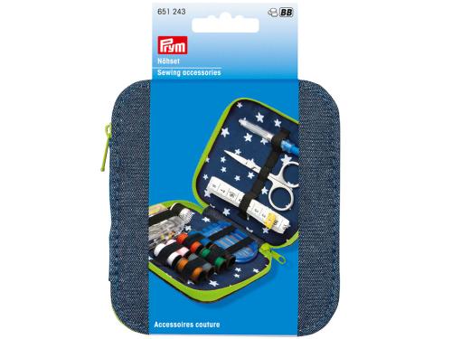 Prym Sewing kit denim zip fastener green