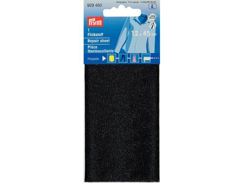 Prym Reparasjonsstoff Polyester – 12x45cm – Sort