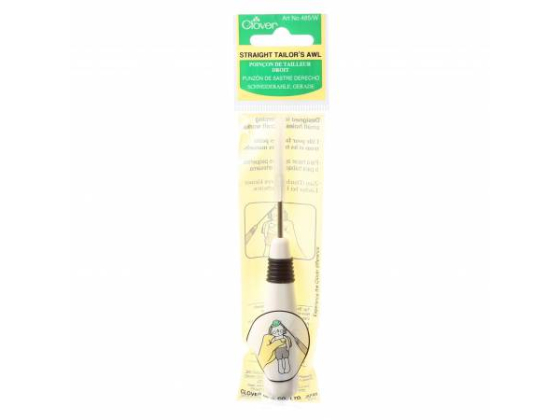  485/w Straight Awl White Plastic 
