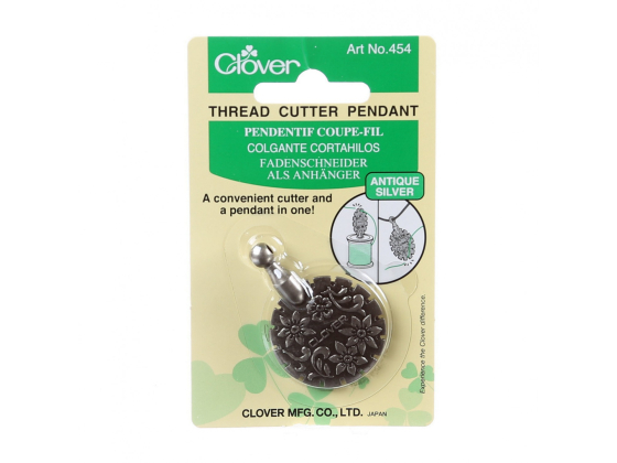 454 Pendant Thread Cutter Antique Silver 