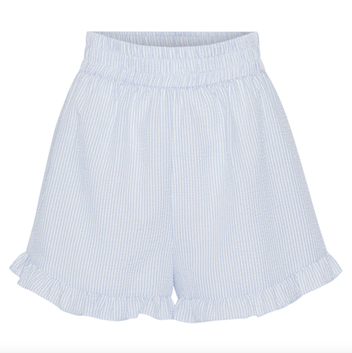 Sonja Blue and White Stripes Shorts  |  Sonja Blue and White Stripes Shorts  fra A-View
