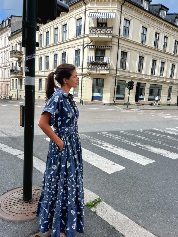 Poplin Shirt Dress - Night Combo - Image 4