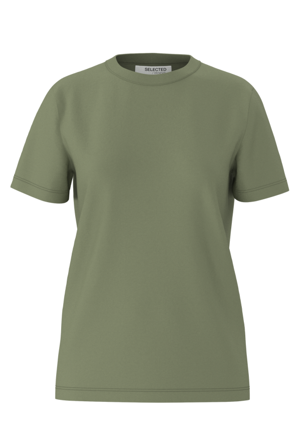 SELECTED FEMME Essential O-Neck Tee - Image 1