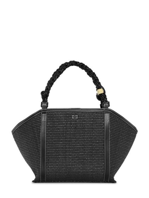 Ganni Bou Medium Tote Raffia