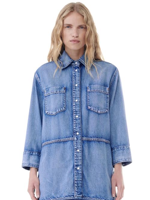 Light Denim Oversized Shirt