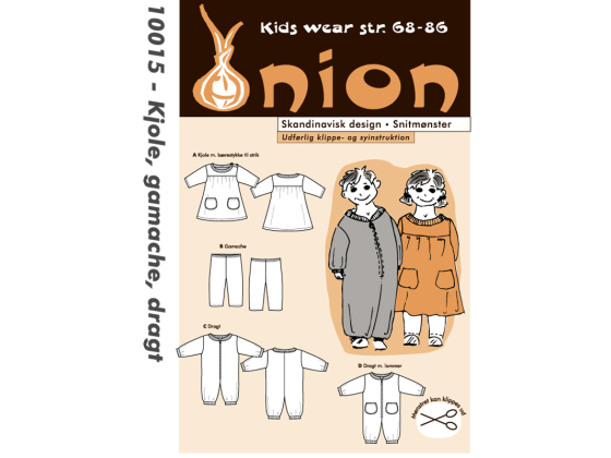 10015  ONION KIDS KJOLE, GAMACHER, DRAGT