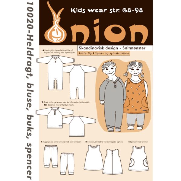 10020  ONION KIDS HELDRAGT, BLUSE,BUKS SPENCER