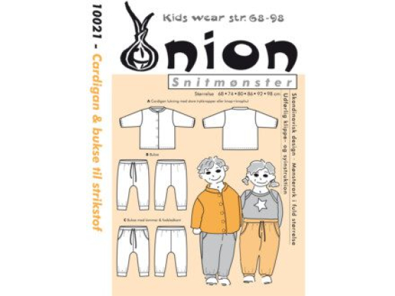10021  ONION KIDS CARDIGAN & BUKS